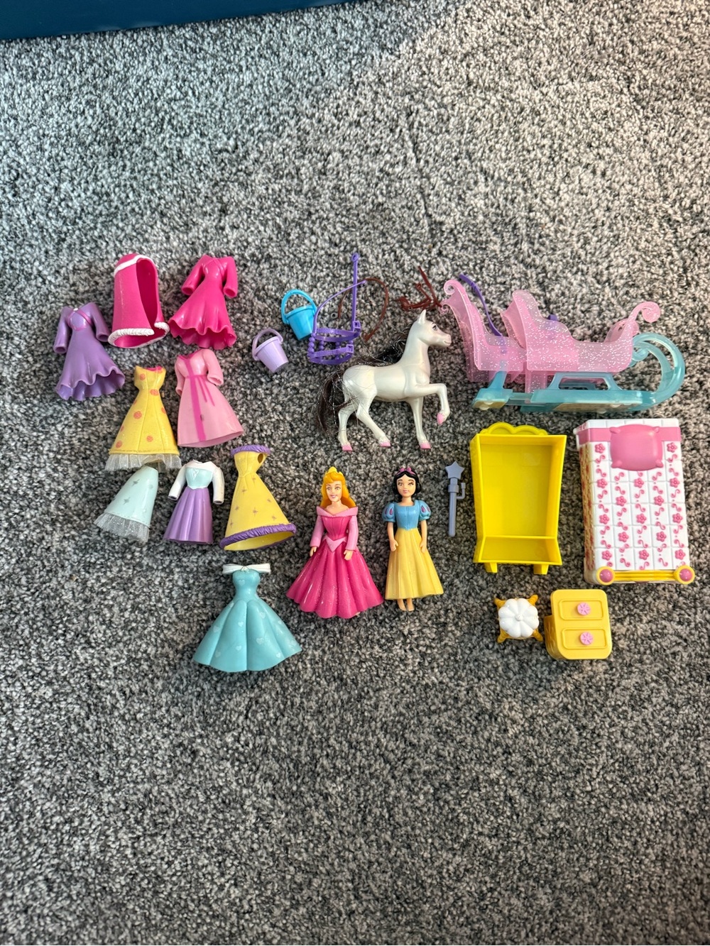 Disney Polly Pocket Dolls with Accessories